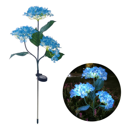 Outdoor LED Solar Powered Flower Yard Decoration