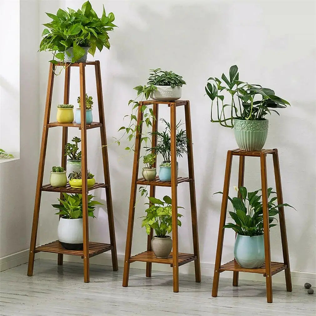 Bamboo Plant Rack 30/38/46 inch Tall