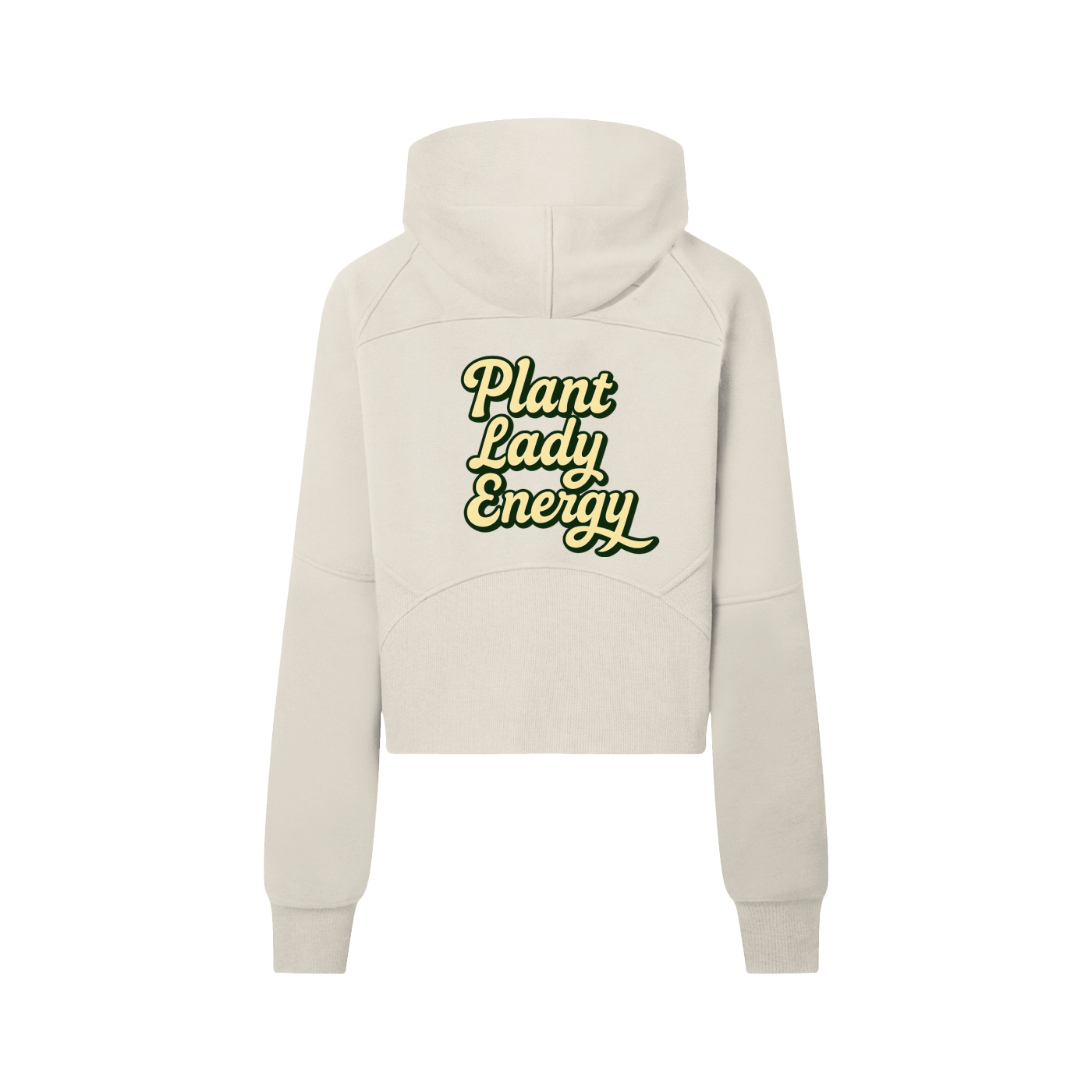 PLE Cropped Half-Zip Hoodie