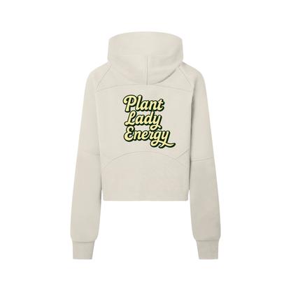 PLE Cropped Half-Zip Hoodie