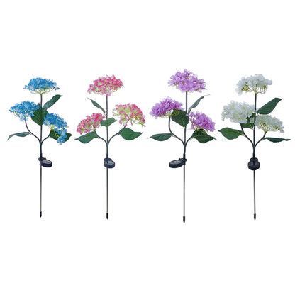 Outdoor LED Solar Powered Flower Yard Decoration