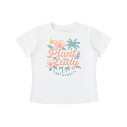 Plant Lady - Vintage Wash Slim Fit T-shirt
