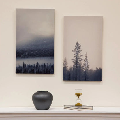 Ceramic Round Urn Vase, 7", Dark Gray