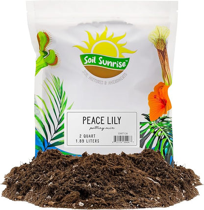 Peace Lily Potting Soil Mix (2 Quarts)