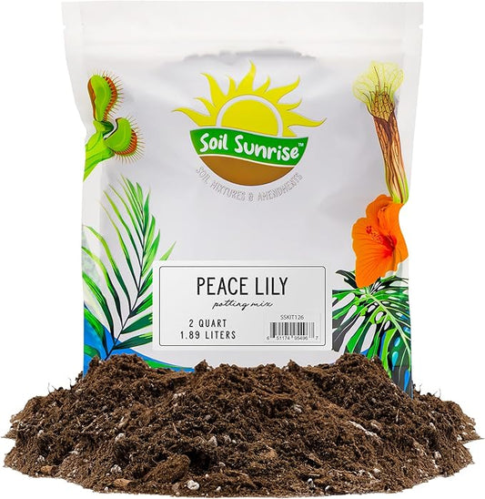 Peace Lily Potting Soil Mix (2 Quarts)