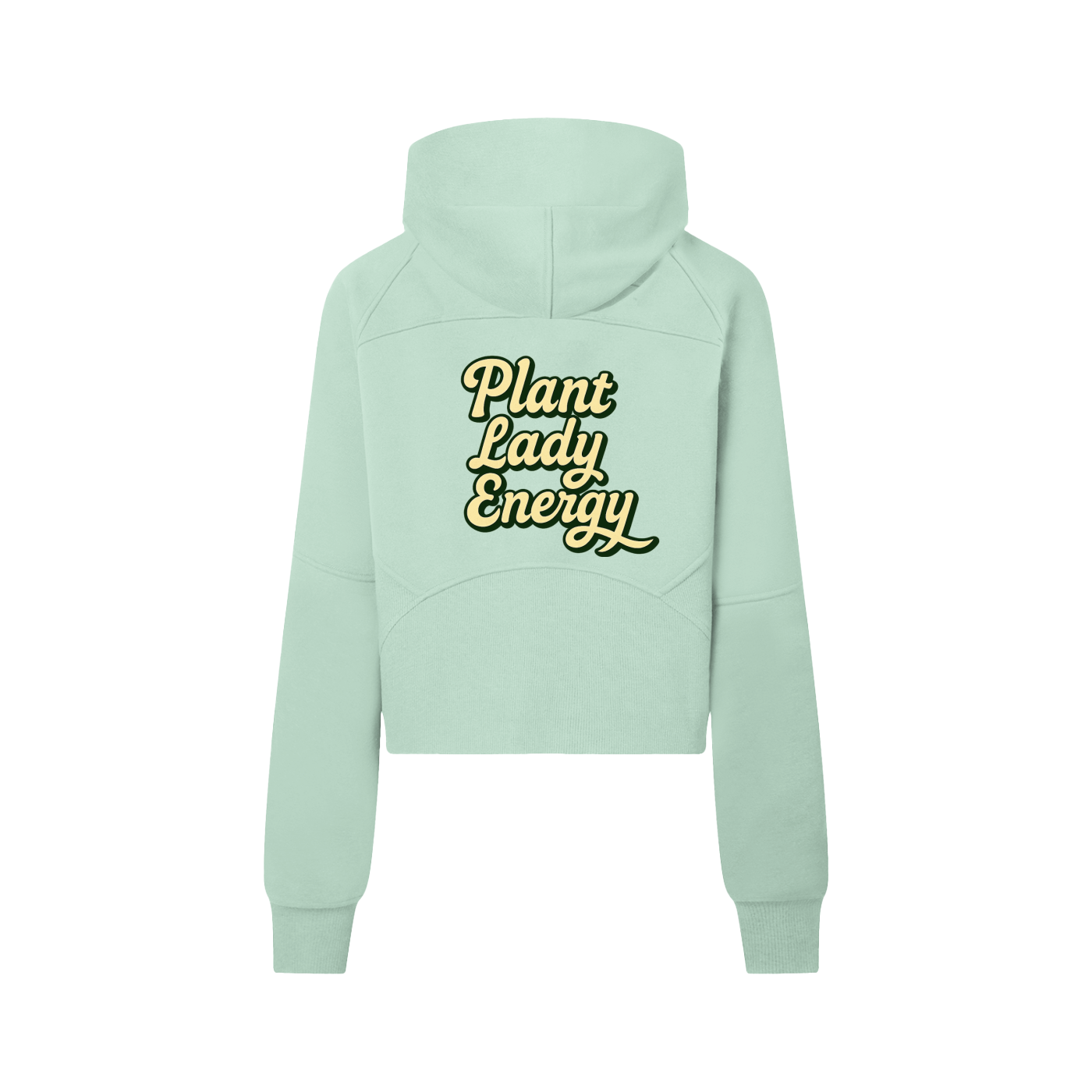 PLE Cropped Half-Zip Hoodie