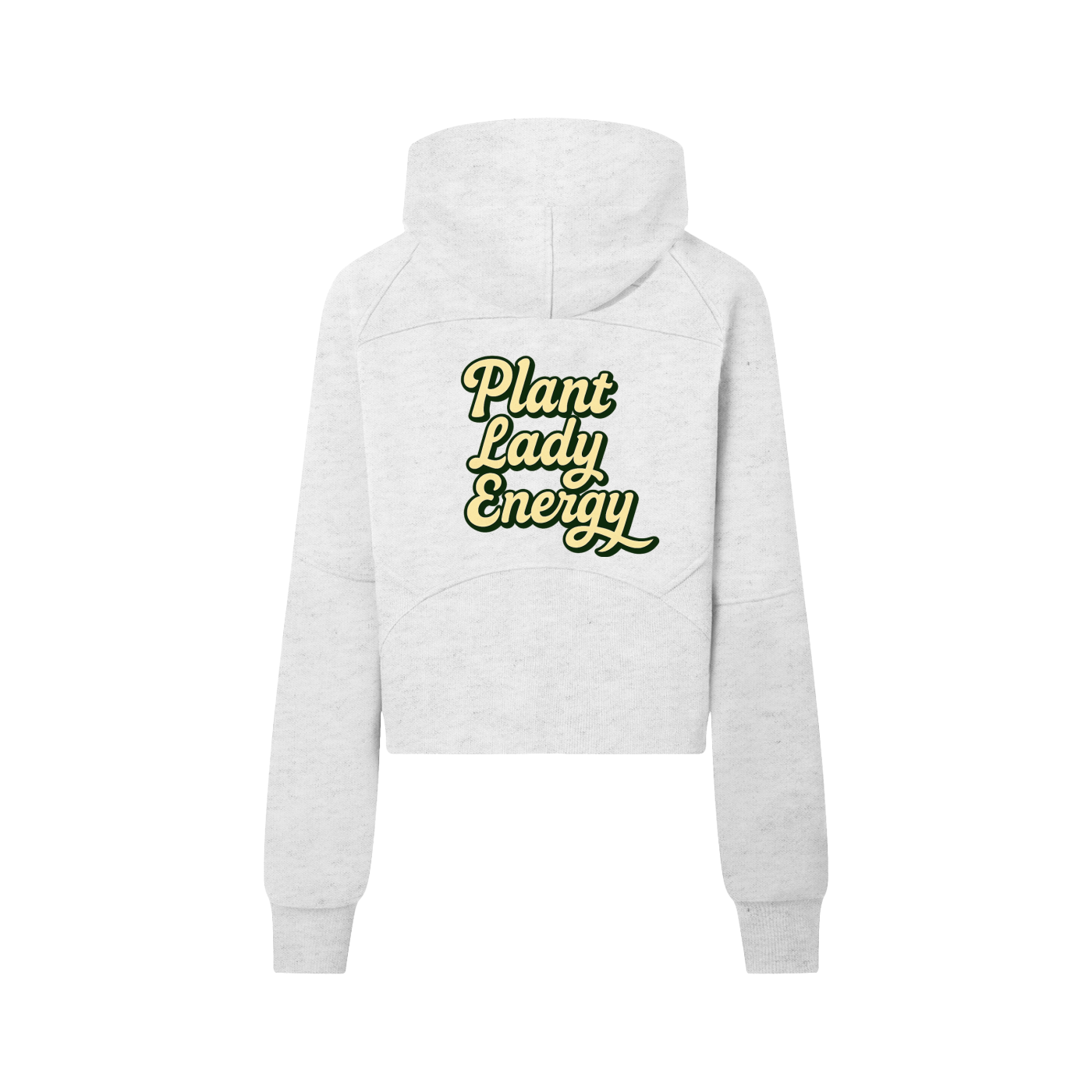 PLE Cropped Half-Zip Hoodie