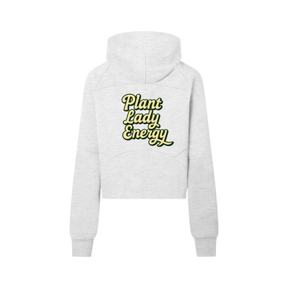 PLE Cropped Half-Zip Hoodie