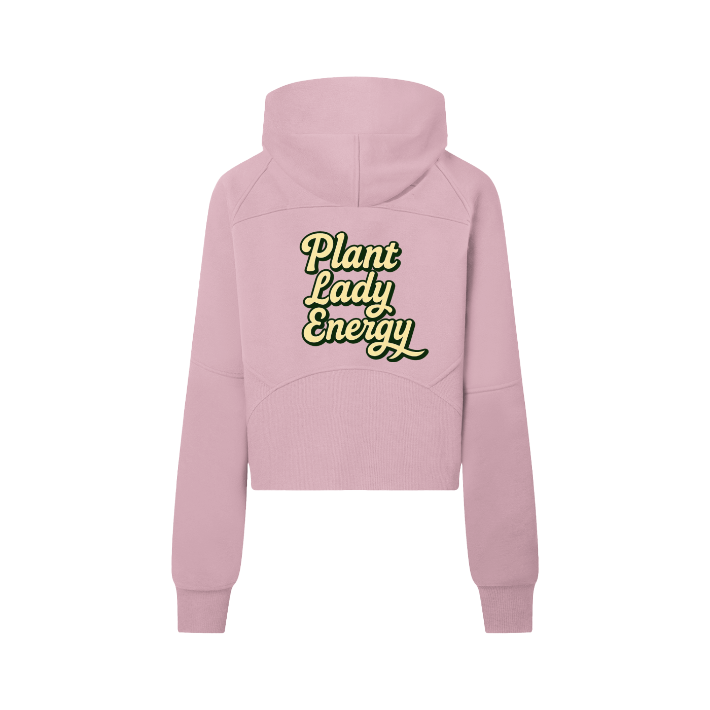 PLE Cropped Half-Zip Hoodie