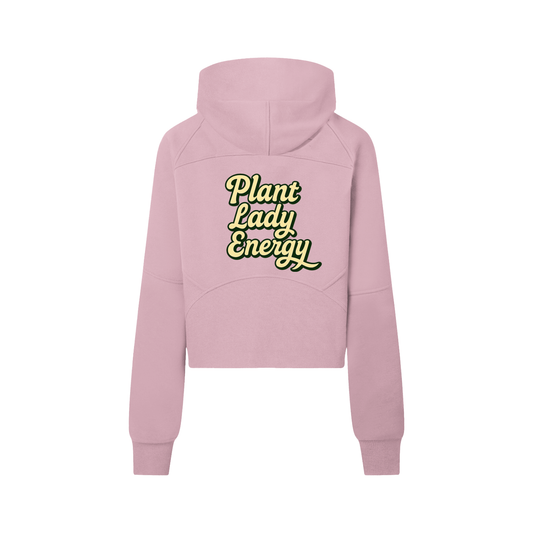 PLE Cropped Half-Zip Hoodie