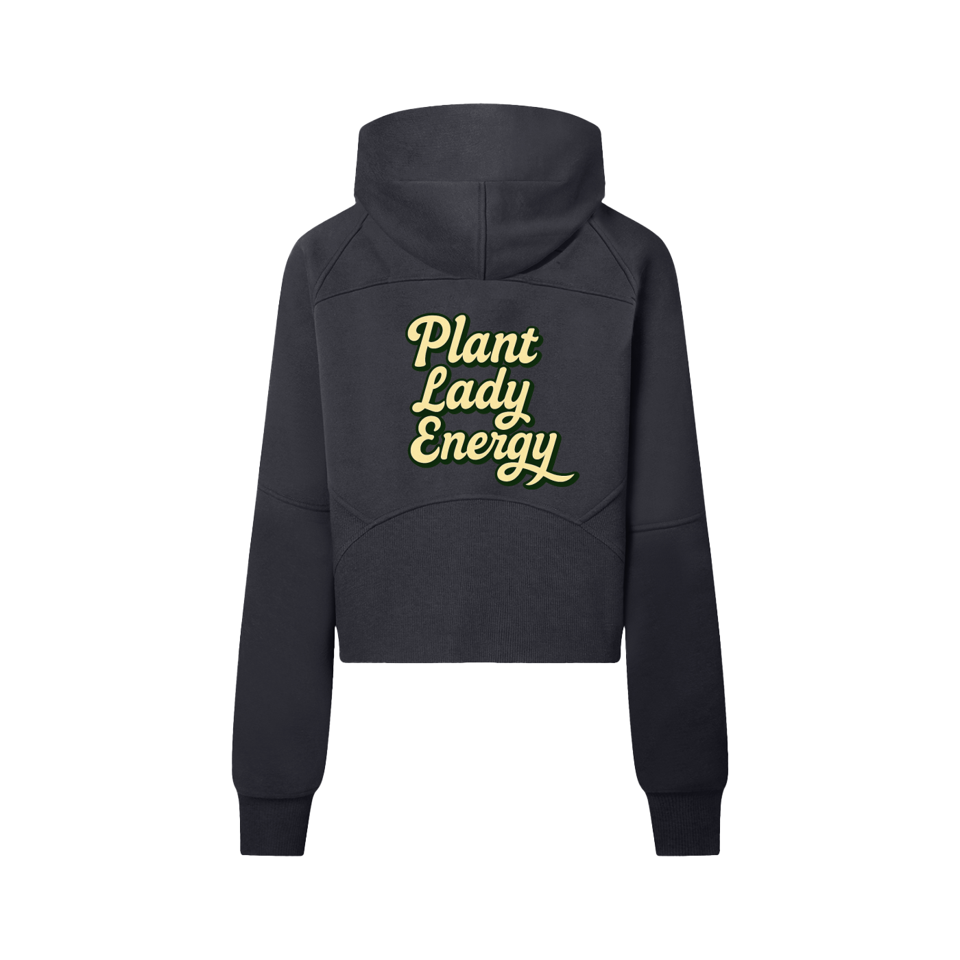 PLE Cropped Half-Zip Hoodie