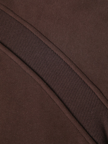 PLE Cropped Half-Zip Hoodie