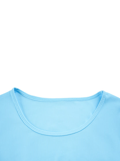 PLE Ruched Bodycon Crop Top